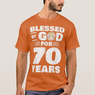 Gezegd door God voor 70 jaar 70ste verjaardag T-shirt