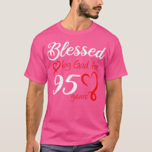 Gezegd door God voor 95 jaar oude verjaardag 95t T-shirt