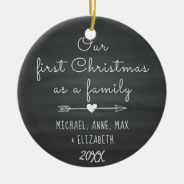 Gezegd door Goedkeuring Eerste Kerstmis, Foster Ca Keramisch Ornament