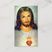 Gezegd hart van Jezus Prayer Card Contactkaartje (Voorkant)