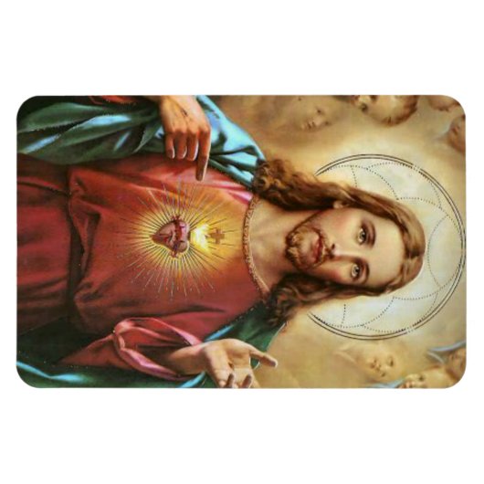 Gezegd hart van Jezus Religieuze Beloften Prayer Magneet (Horizontaal)