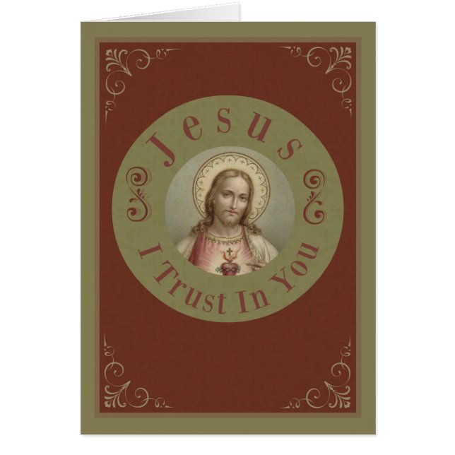Gezegd hart van Jezus waarop ik in jou vertrouw (Voorkant)