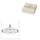 Gezegd hart van Jezus waarop ik vertrouw in de sta Rubberstempel (Gestempeld)