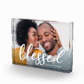 Gezegd Manuscript met het Blok van de Foto van de  (Rechts)