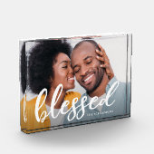 Gezegd Manuscript met het Blok van de Foto van de  (Links)