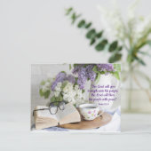 Gezegd met vrede briefkaart (Staand voorkant)