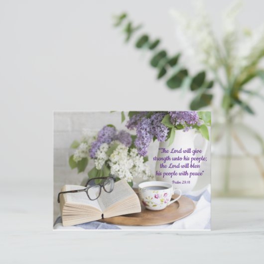 Gezegd met vrede briefkaart (Staand voorkant)