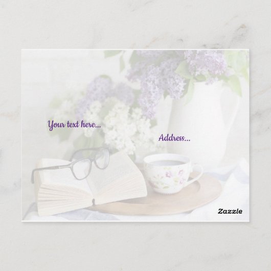 Gezegd met vrede briefkaart (Achterkant)