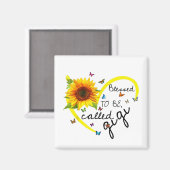 Gezegd om Gigi Sunflower Gifts te worden genoemd Magneet (Voorkant / Achterkant)