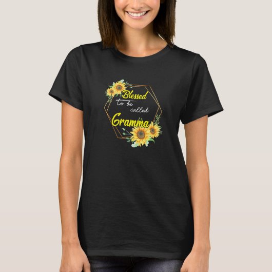 Gezegd om Gramma Sunflower Mothe te worden genoemd T-shirt (Voorkant)
