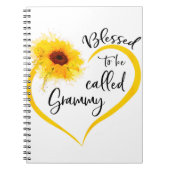 Gezegd om grammatisch zonnebloemkorrels te worden notitieboek (Voorkant)