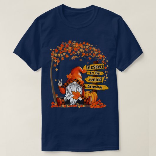 Gezegd om Grammy Gnome Herfst herfst dan T-shirt (Design voorkant)