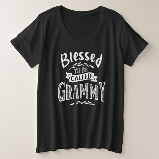 Gezegd om grammy te worden genoemd grote maat t-shirt (Design voorkant)