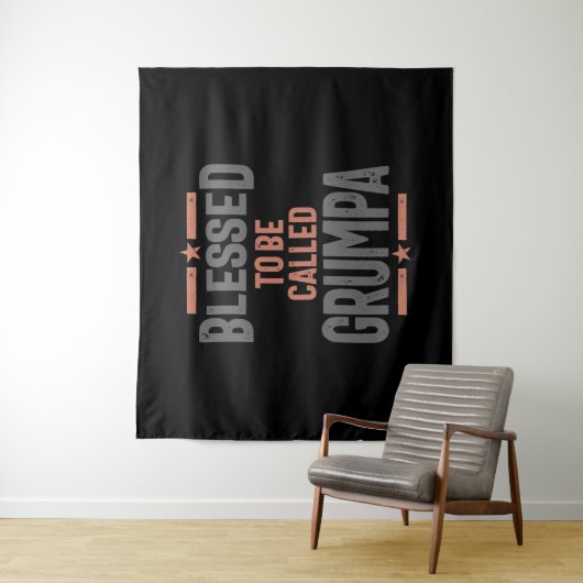 Gezegd om Grumpa te worden genoemd | Grootvader Wandkleed (In situ)