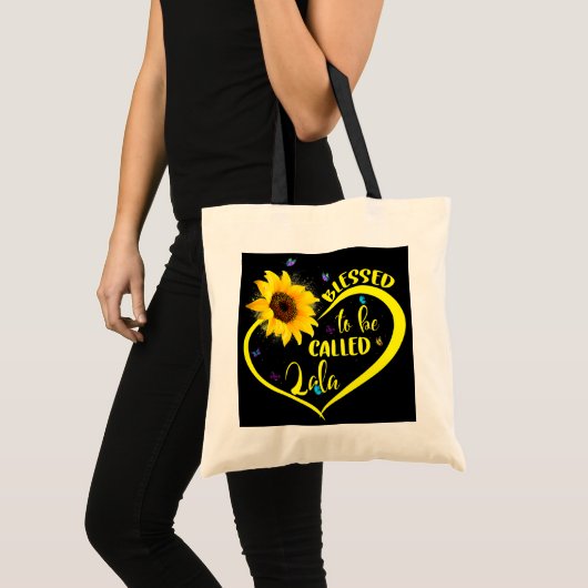 Gezegd om Lala Sunflower Lovers te worden genoemd Tote Bag (Voorkant (product))