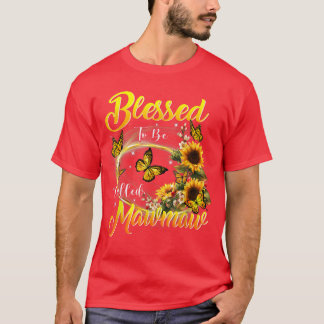 Gezegd om Mawmaw Sunflower Lovers Gran te heten T-shirt