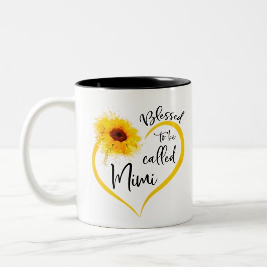 Gezegd om mimi Sunflower Gifts te worden genoemd Tweekleurige Koffiemok (Links)