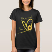 Gezegd om Nana Sunflower Heart T-Shirt te worden g (Voorkant)