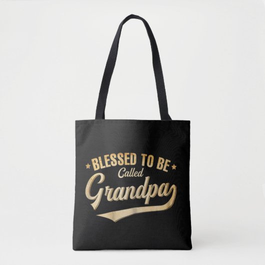 Gezegd om opa Vaderdag opa te worden genoemd Tote Bag (Voorkant)