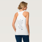 Gezegd om orgaandonor te zijn tanktop (Volledige Achterkant)