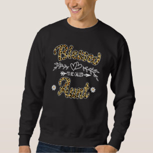 Gezegd tot tante Womens Leopard Tunt Moth Trui