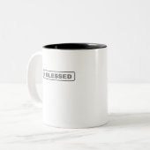 # Gezegd Tweekleurige Koffiemok (Voorkant links)