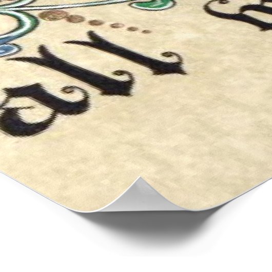 Gezegd zijn allen die hier Poster ingaan (Hoek)