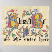 Gezegd zijn allen die hier Poster ingaan (Voorkant)