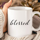 Gezegd - zwarte Typografie Citaat Koffiemok