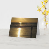 Gezegde Afscheid Kaart (leeg binnenin) (Gele Bloem)