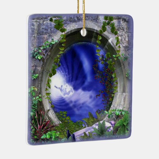 Gezegde afscheid keramisch ornament (Rechts)