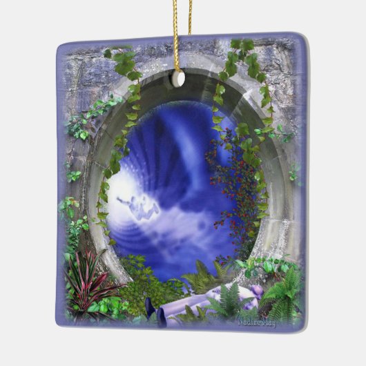 Gezegde afscheid keramisch ornament (Links)