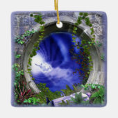 Gezegde afscheid keramisch ornament (Voorkant)