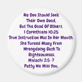 gezegde afscheid magneet (Voorkant)