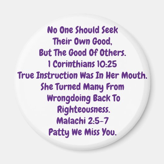 gezegde afscheid magneet (Voorkant)