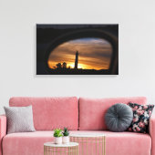 gezegde afscheid van Hatteras Canvas Afdruk (Insitu (Woonkamer))