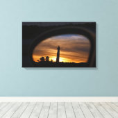 gezegde afscheid van Hatteras Canvas Afdruk (Insitu (Houten vloer))