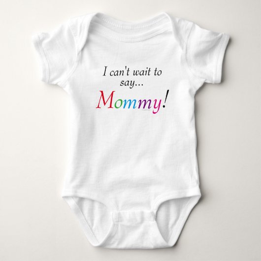 Gezegde Baby Shirt (Voorkant)