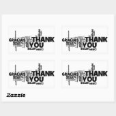 ***GEZEGDE DANK U**** IN VELE OPZICHTEN STICKER (Vel)