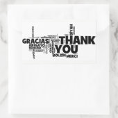 ***GEZEGDE DANK U**** IN VELE OPZICHTEN STICKER (Tas)