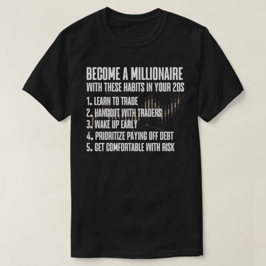 Gezegde effectenhandel 14 t-shirt (Design voorkant)