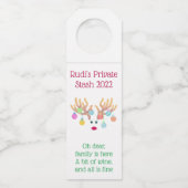 Gezegde flesje Label rendieren (Voorkant)