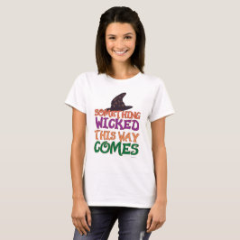Gezegde Funny Witch Cartoon van W Halloween T-shirt