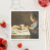 Gezegde Grace (Boy die aan de tafel bidt) Servet (Insitu)