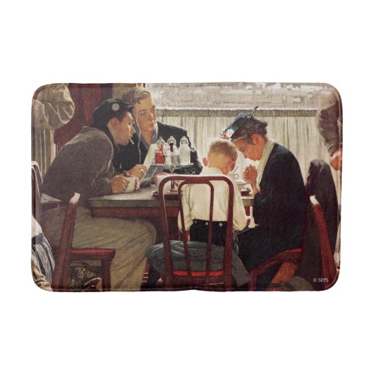 Gezegde Grace van Norman Rockwell Badmat (Voorkant)