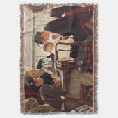 Gezegde Grace van Norman Rockwell Deken (Voorkant Verticaal)