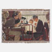 Gezegde Grace van Norman Rockwell Deken (Voorkant)