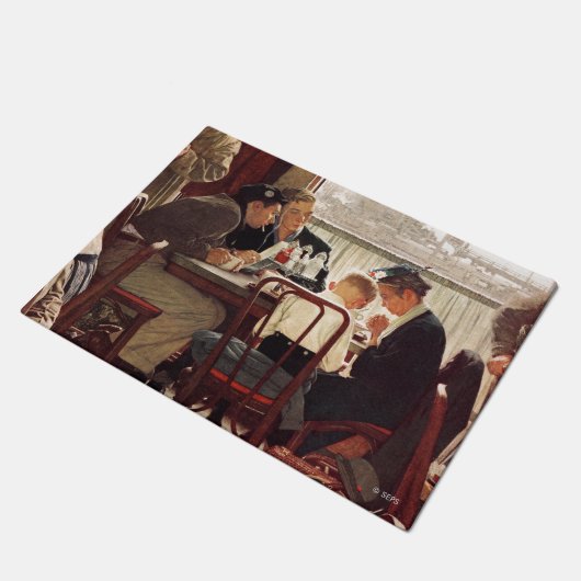 Gezegde Grace van Norman Rockwell Deurmat (Schuin)