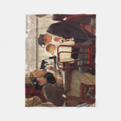 Gezegde Grace van Norman Rockwell Fleece Deken (Voorkant)