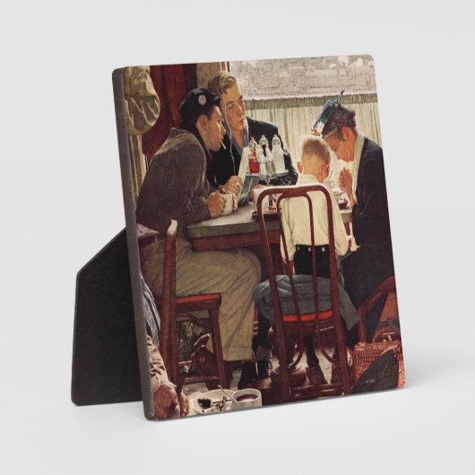 Gezegde Grace van Norman Rockwell Fotoplaat (Voorkant)